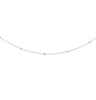 Diamond by the Yard Necklace | 14kt White Gold