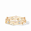 Milano Luxe Bangle in Gold Pearl