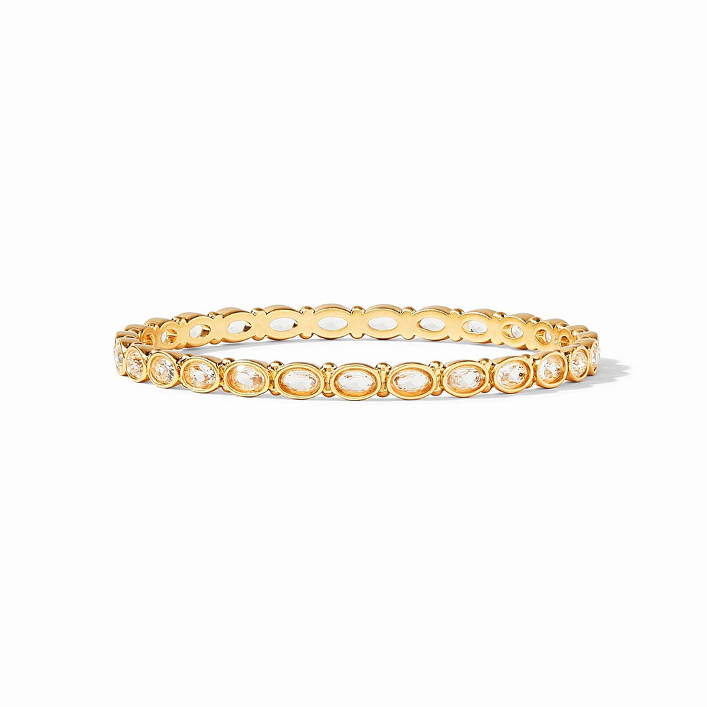 Mykonos Bangle in Clear Crystal