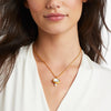 Simone Delicate Necklace in Iridescent Clear Crystal