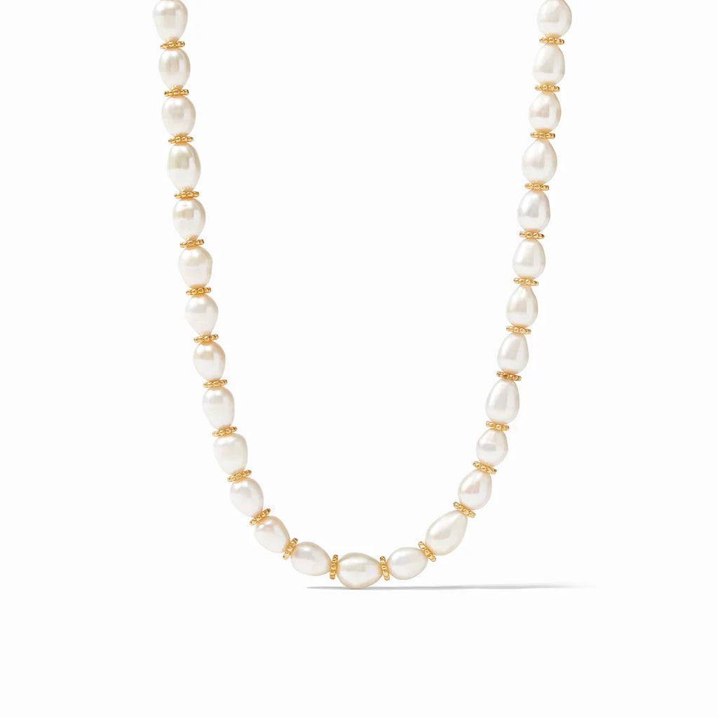 Marbella Gold Pearl Necklace