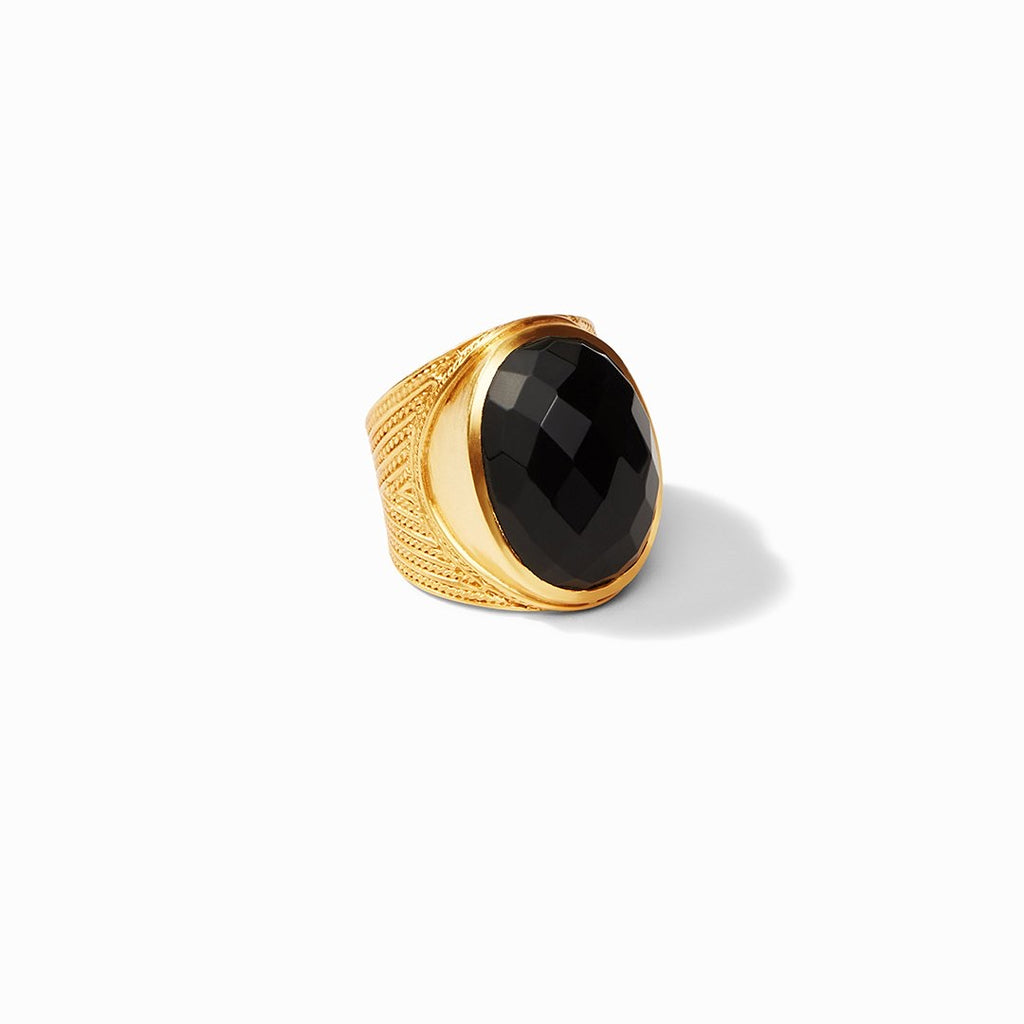 Verona Statement Ring in Black Onyx