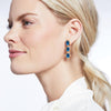 Clara Tier Earrings in Mother of Pearl