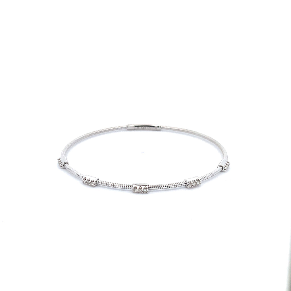 Kayla Diamond Flex Bangle