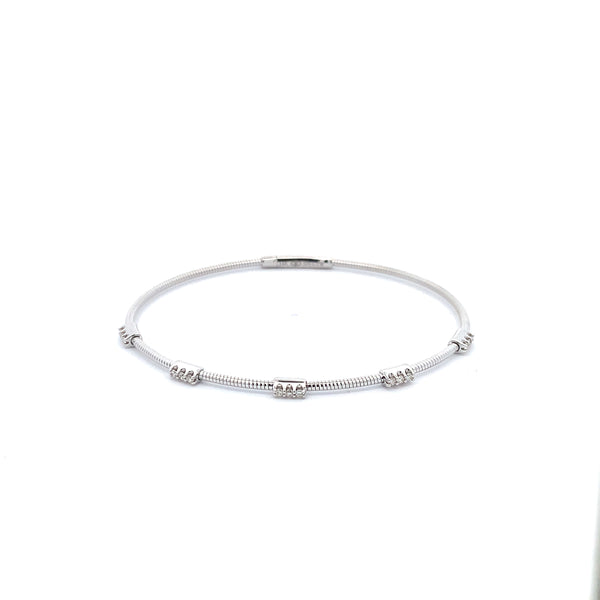 Kayla Diamond Flex Bangle