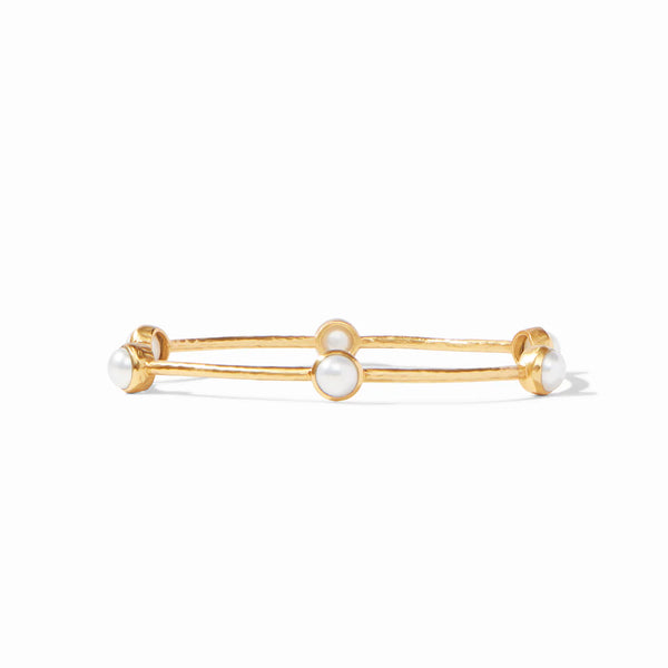 Milano Luxe Bangle in Gold Pearl