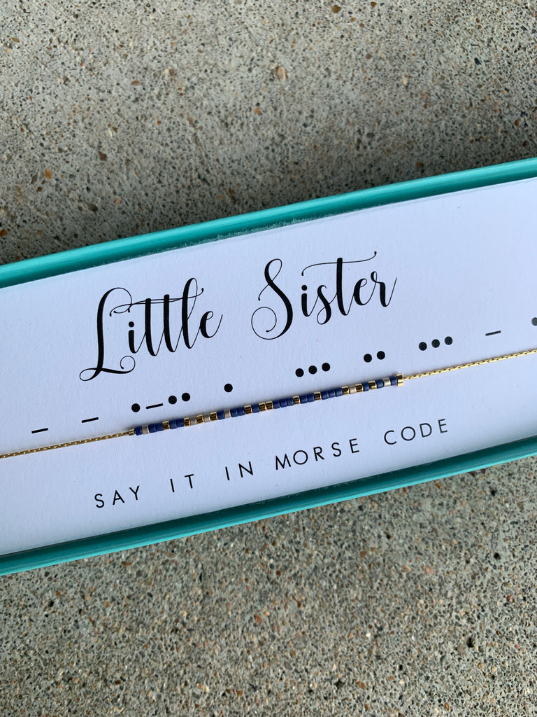 Little Sister | Morse Code Necklace