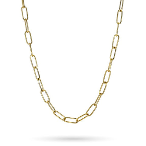 Golden Accord Paper Clip Chain | 24