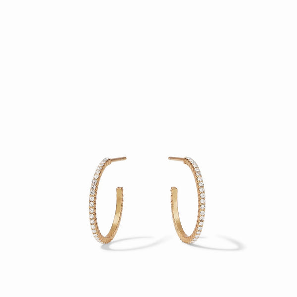 Windsor Crystal Hoop Earrings