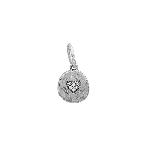 Heart Illuminations Charm in Sterling Silver