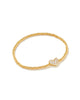 Ari Pave Crystal Heart Stretch Bracelet