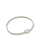 Ari Pave Crystal Heart Stretch Bracelet