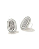 Baguette Ellie Stud Earrings in Drusy