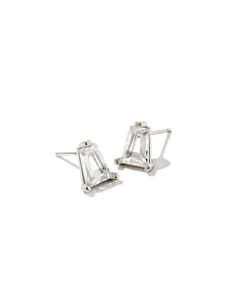 Blair Stud Earrings in Crystal