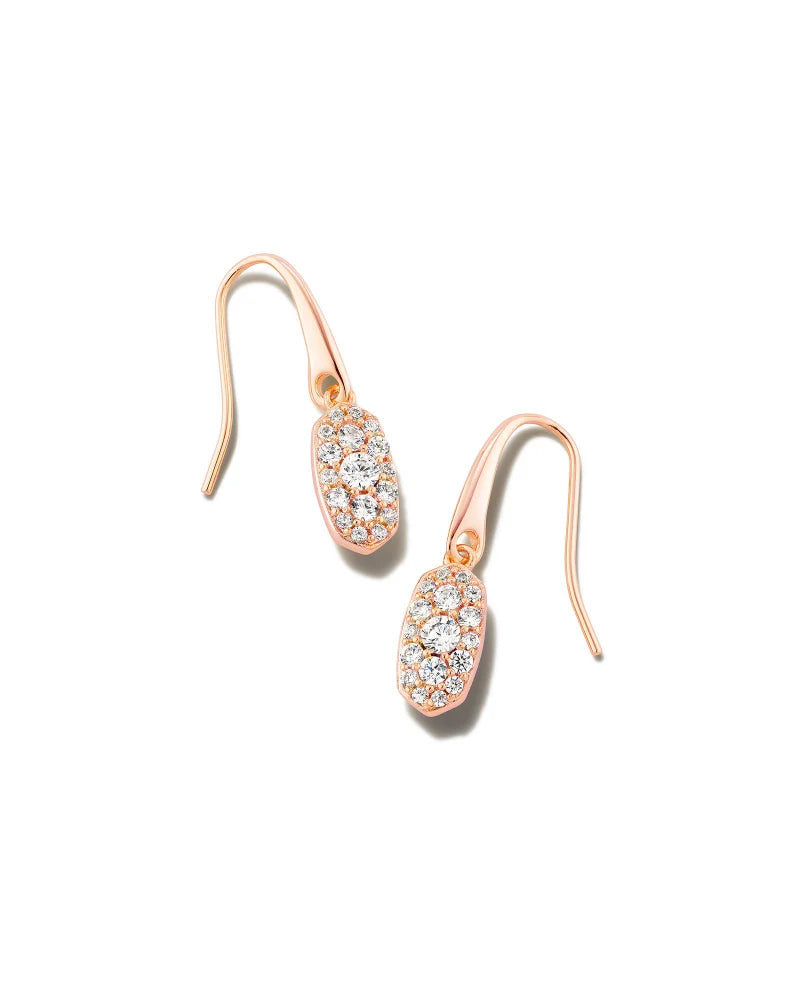 Kendra Scott Caden Drop Earrings In Rose Gold Bridge Street