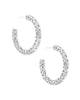 Maggie Small Filigree Hoop Earrings