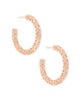 Maggie Small Filigree Hoop Earrings