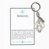 Blessed Mother Mary Miracles Keyring