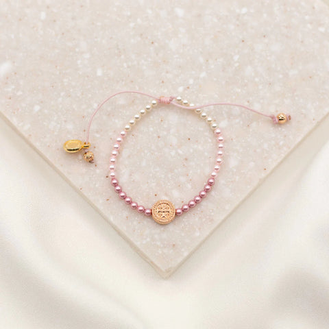 Love Lights the Way Kids Crystal & Pearl Bracelet