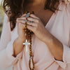Olive Wood Bead Medjugorje Rosary