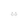 Hipster Silver Hoop Earrings