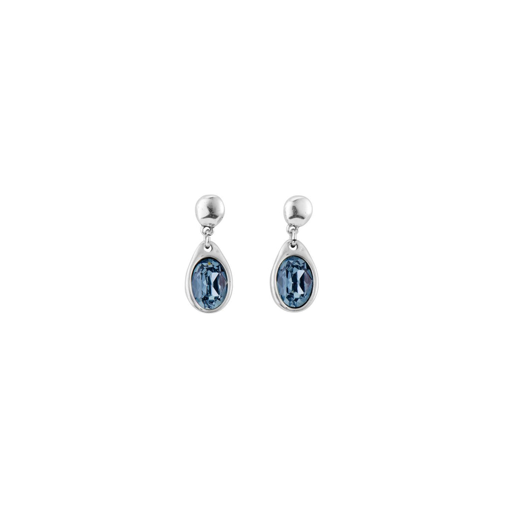 Destellos Silver Drop Earrings