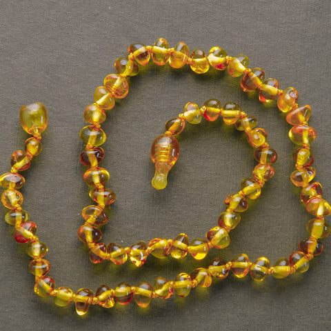 Polished Honey Amber Necklace