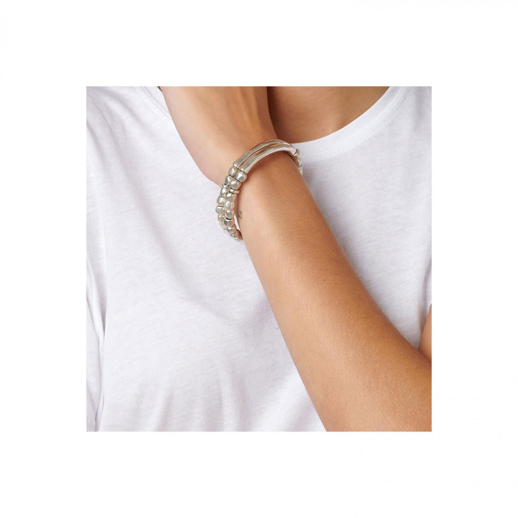 Tandem Silver Stretch Bracelet