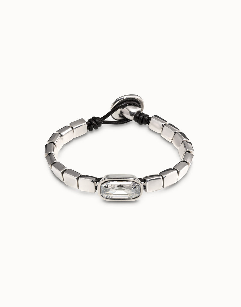 Anaconda Silver Swarovski Bracelet