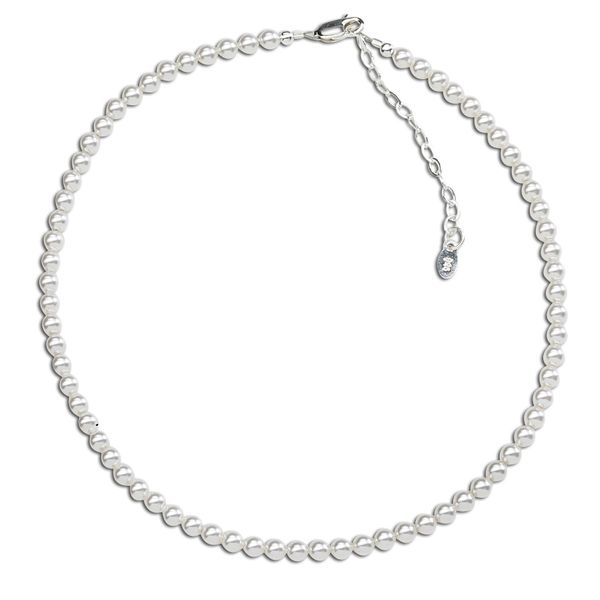 Serenity Sterling Silver Pearl Necklace