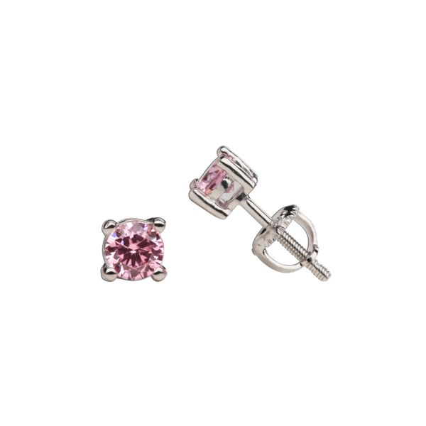 Pink Crystal Earring