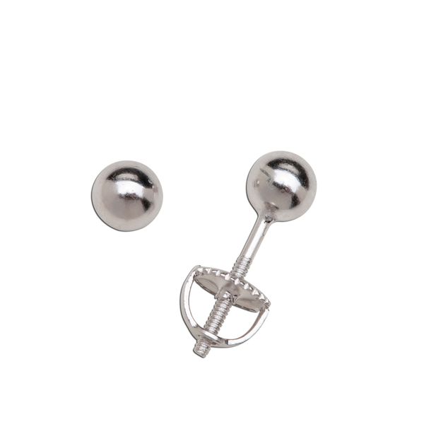 Sterling Silver Ball Earrings