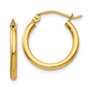 Lightweight Hoop Earrings | 14kt Yellow Gold