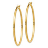Gold Polished Hoop Earrings | 14kt | 2mm