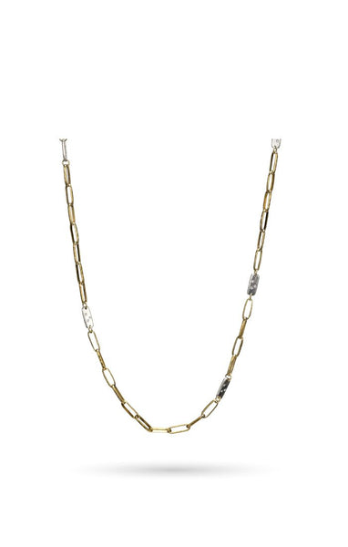 Seppo Station Chain in Brass